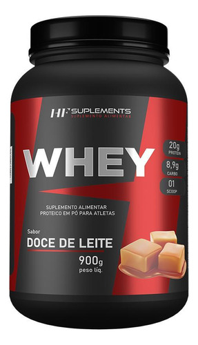 Whey Protein De Doce De Leite 900g Hf Suplements