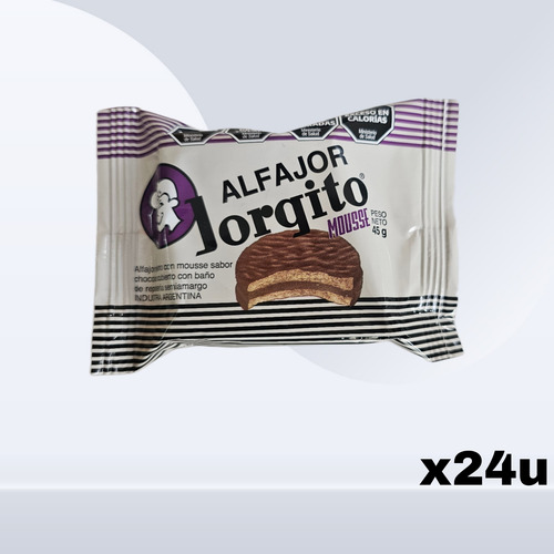 Alfajor Jorgito Mousse X24u