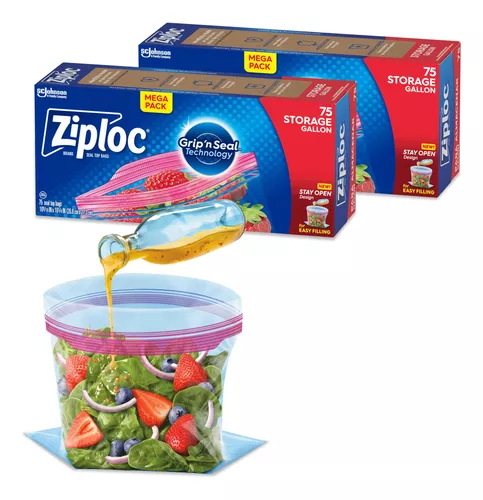 Ziploc Storage Bags Gallon Mega Pack 150 Count