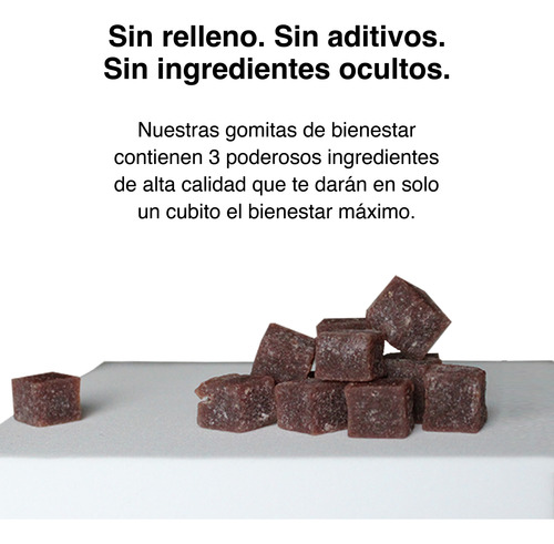 Cured 3 In 1 Wellness 30 Gomitas Shilajit Energía Vitalidad Sin Sabor