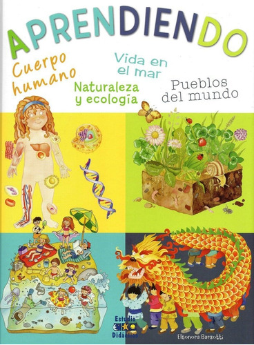 Libro Aprendiendo. Cuerpo Humano, Vida En El Mar, Pueblos...