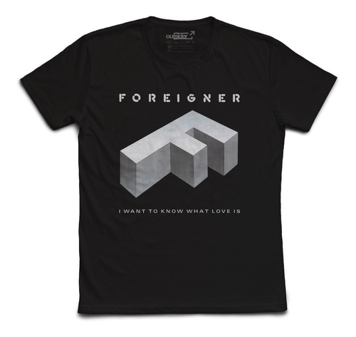 Remera Foreigner I Want To Know What Love Is Tienda Outsider