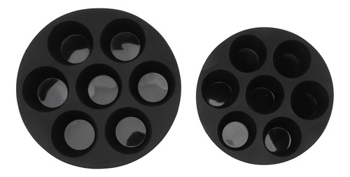 Molde De Silicona Para Magdalenas, 7 Tazas Para Tartas Y Hor