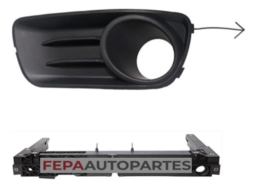 Grilla Rejilla Tapa Faro Auxiliar Fiat Palio 2 11/15 1.8