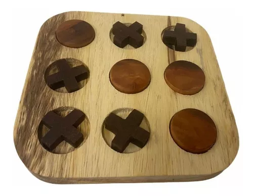 Jogo Da Velha Brinquedo Madeira