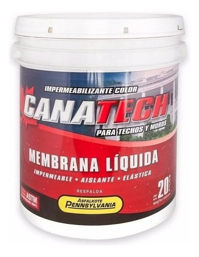 Canatech Membrana Liquida 20kgs Blanca