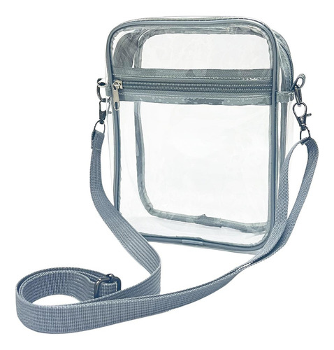 Bolso Bandolera Transparente, Monedero Transparente De Pvc,