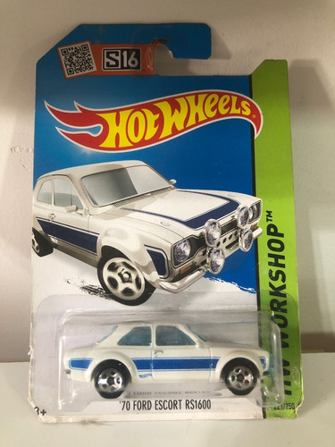 Hot Wheels - ´70 Ford Escort Rs1600 Blanco 2014