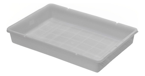 Bandeja Plastica Açougue 18 Lt Pead Congelamento 40 X 60 Cm