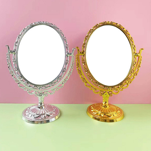 Espejo De Maquillaje De, Espejo De Escritorio Con Soporte,