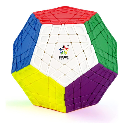 Hellocube Yuxin Gigaminx - Cubo De Velocidad 5 X 5 Sin Calco