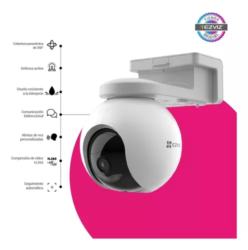 Camara Seguridad Ip Wifi 2k Ezviz Hb8 Exterior 360 Bateria