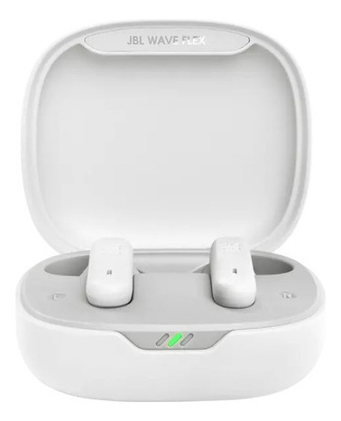 Auriculares Inalámbricos Jbl Wave Flex Bluetooth Tws Blanco