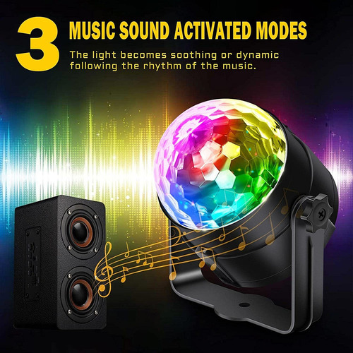 2 Luces Estroboscópicas Activadas Por Sonido