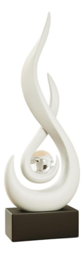 Estatua Abstracta De Fuego, Adorno De Escritorio,