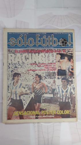 Solofutbol 25 Platense Racing Campeon 85 B