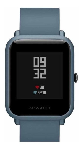 Smartwatch Amazfit Basic Bip Lite 1.28" caixa de  policarbonato  azul, pulseira  azul A1915