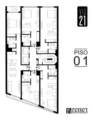 Apartamento A Estrenar 1 Dormitorio En Pocitos