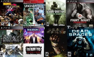 Marvel Vs Capcom 2 + Uncharted + Juegos Para Ps3 Español