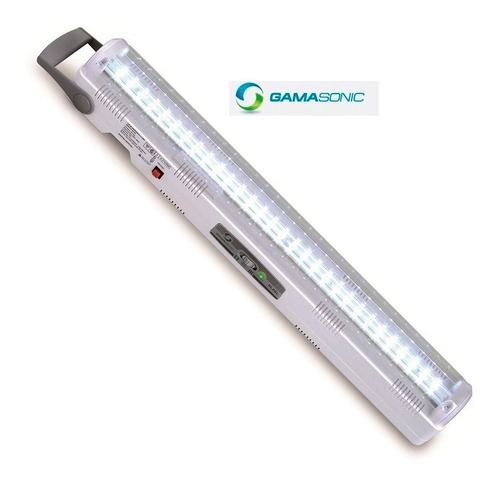 Imagen 4 de 5 de Luz de emergencia Gama Sonic DL20 L LED con batería recargable 220V blanca