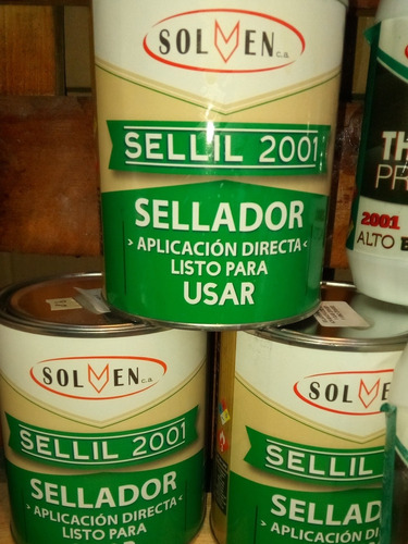 Sellil 2001 Sellador Aplicación Directa ¼gal. - Solven 