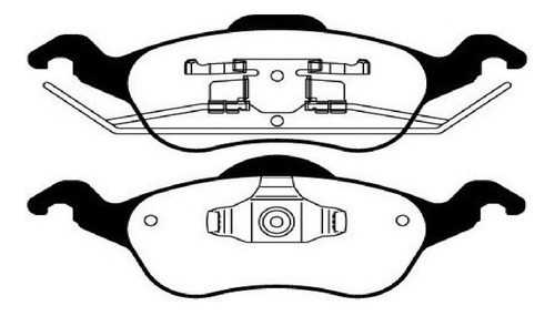 Juego Pastillas De Freno Delanteras Litton Focus I 99-09