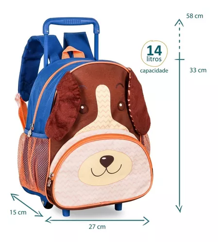 Mochila De Criança Linda Mochila De Pelúcia Animal Cartoon Mini Bolsa De  Viagem Para Meninas Meninos De 1 A 6 Anos (Tigre)