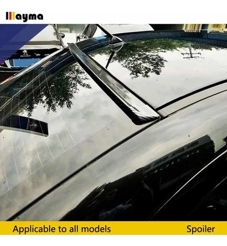 Imagen 7 de 10 de Alerón Lip Spoiler Universal Flexible Cola De Pato Cajuela