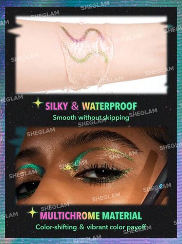 Sheglam Delineador En Gel Multicromático Chroma Zone
