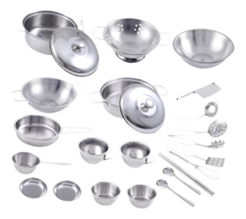25 Uds Juguetes De Cocina Utensilios De Cocina De Acero
