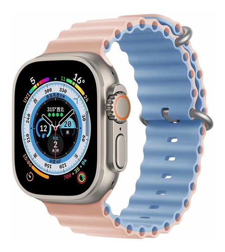 Imagen 4 de 10 de Correa Para Apple Watch Ultra Tipo Ocean