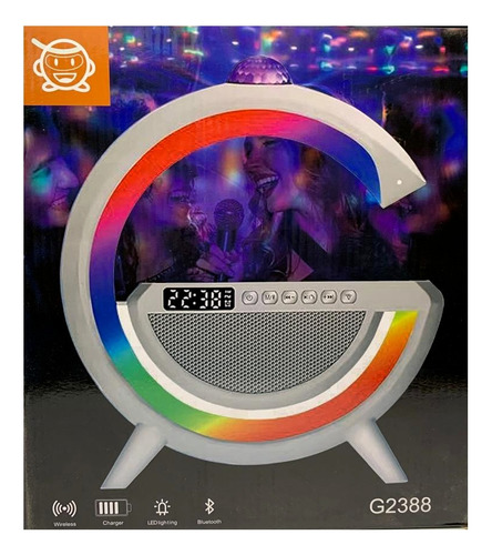 Bocina G2388 Led Bluetooth Usb Tf Fm Aux.