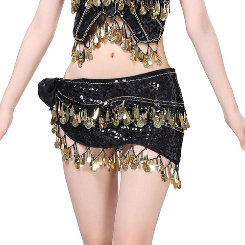 Black Latin Belly Dance Practice Costume