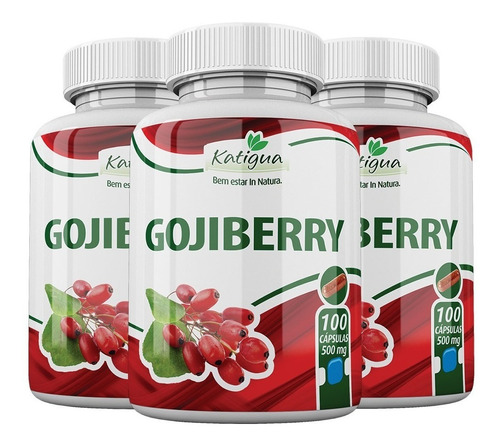 Goji Berry - 3x 100 Cápsulas - Katigua