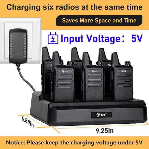 Radios Walkie Talkies Bidireccionales Recargables Sin Licenc Color Bandas De Frecuencia