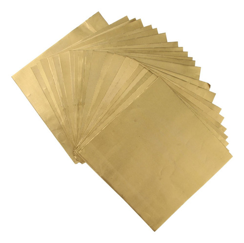 Envoltura De Lámina De Aluminio Oro