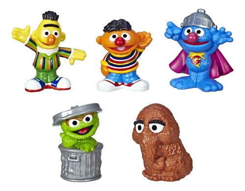 Los Amigos Del Vecindario De Sesame Street Incluyen 5 Figura