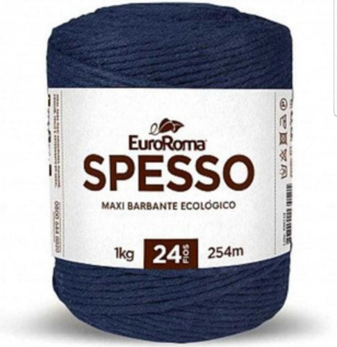 Hilo Spesso Azul Marino Macrame 