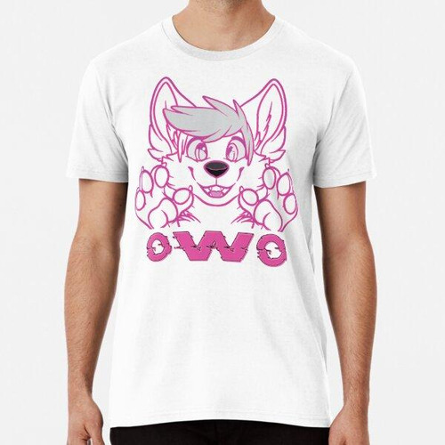 Remera Fursuit Owo Cute Puppy Kawaii Pink 00s Glitch Furry F