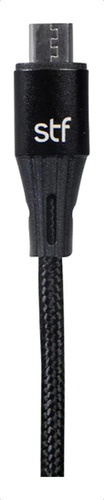 Cable Cargador Carga Ultra Rápida Negro St-a36816 Stf