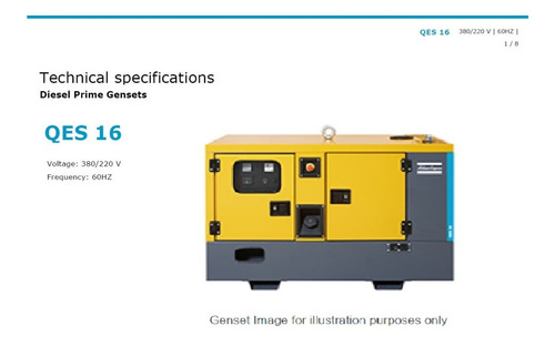Alquiler Grupo Electrogeno Trifasico 15 Kva