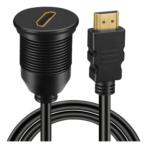 Hdmi Macho A Hembra Montaje De Coche Cable De Extensión Empo