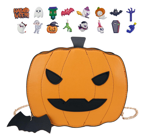 Sveter Bolso De Halloween Con Diseño De Calabaza Para Mujere