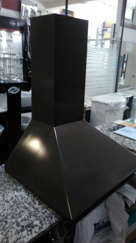 Campana Cocina Everest Marron Tipo Piramide Motor Y Luz