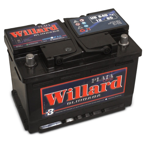 Bateria Willard Ub 840 12x85 Blindada Ford Ranger