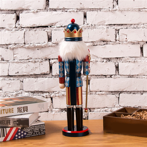 Figura De Madera Con Diseño De Soldado Cascanueces, 38 Cm