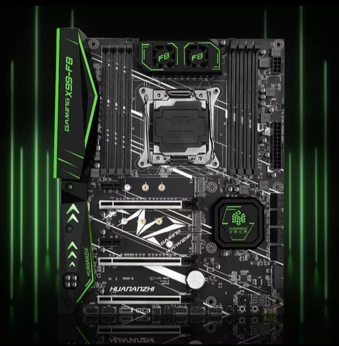 Kit Placa F8 + Xeon 2683 V4 + 64gb Ram + Cooler De 3 Fans Cor Preto