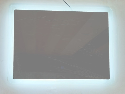 Imagen 5 de 9 de Espejo Led 60 X 80 Cm Touch Antiempaño Esquinas Redondeadas