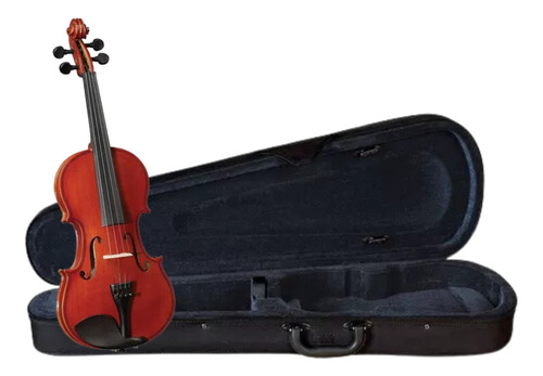 Violin Cervini Hv50 4/4 C/estuche Color Marrón Tapa De Abeto