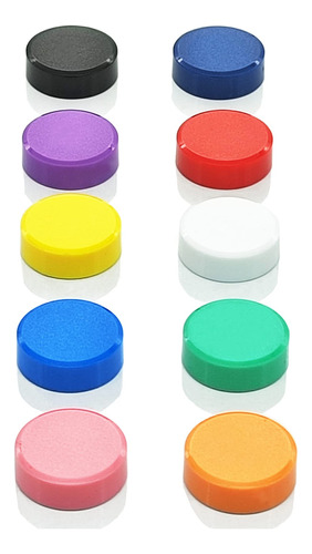 Zdzblx Paquete De 10 Imanes De 10 Colores Para Refrigerador,